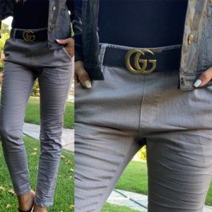 Bevy Flog Dafna Jogger Pants | Light Grey |  Size 27 Fit